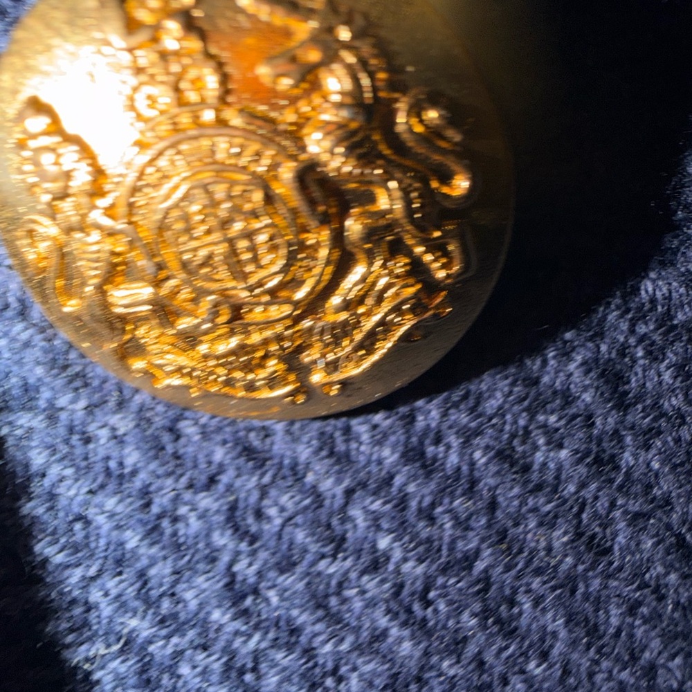Banana Republic Navy Military Style Double-Breasted Cotton Peacoat – W-Med. NWOT - Picture 3 of 8